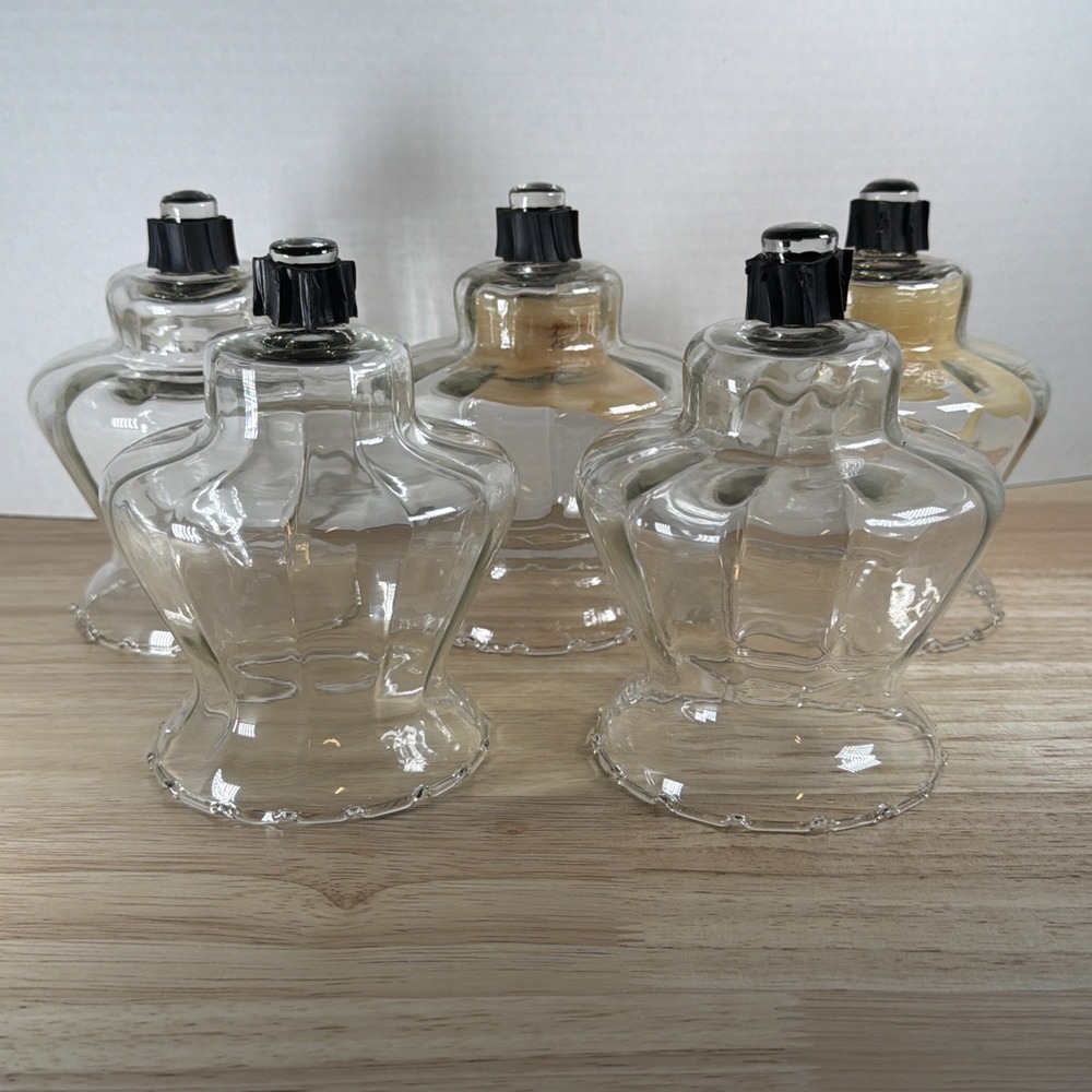 5 Home Interior Homco Country Shade Peg Votive Cups Candle Holders W/ Grommets